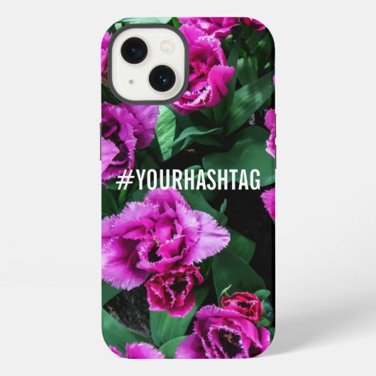 Etui iPhone 13 Tulipes roses (Verso)