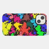 Etui iPhone 13 Twirl coloré Abstrait / (Verso Horizontal)