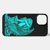 Etui iPhone 13 Un ange endormi sur la pierre (Verso Horizontal)