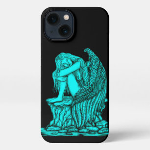 Etui iPhone 13 Un ange endormi sur la pierre