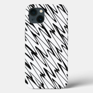 Etui iPhone 13 Un art en ligne abstrait moderne et énergique