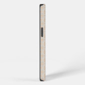 Etui iPhone 13 un fond blanc avec des points marrons dessus (Côté droit)