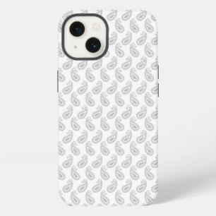 Etui iPhone 13 un fond blanc avec un motif au milieu