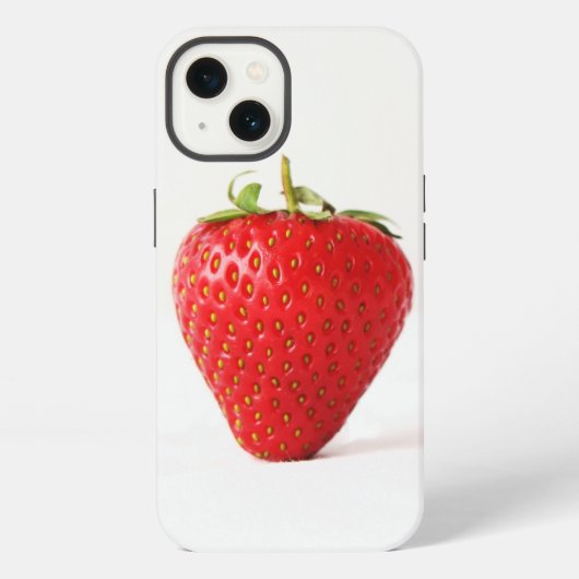 Etui iPhone 13 Un iphcnm de fraise rouge (Verso)