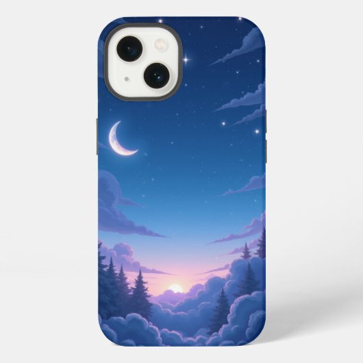 Etui iPhone 13 Un paysage de rêve céleste (Verso)