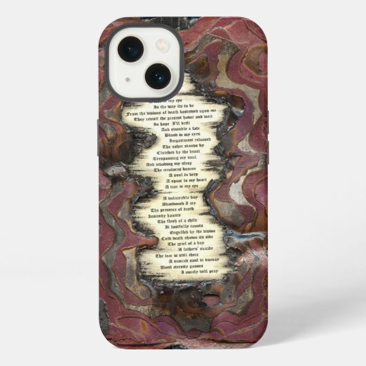 Etui iPhone 13 Une larme (Verso)