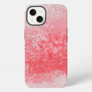 Etui iPhone 13 une peinture d'un ciel rouge avec des arbres