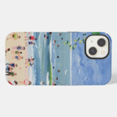Etui iPhone 13 Une plage cornouaillaise (Verso Horizontal)