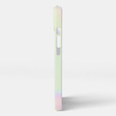 Etui iPhone 13 Unicorn Rainbow Holograph Business Logo & Social (Côté gauche)