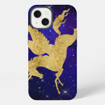 Unicorne Stardust Galaxy Constellation Blue Gold