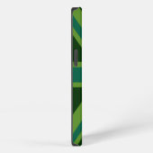 Etui iPhone 13 Union Jack Turquoise vibrante (Côté droit)