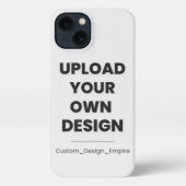 Etui iPhone 13 Upload Your Own Design Here | Custom Template (Verso)