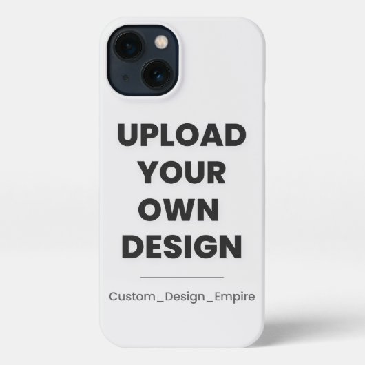 Etui iPhone 13 Upload Your Own Design Here | Custom Template (Verso)