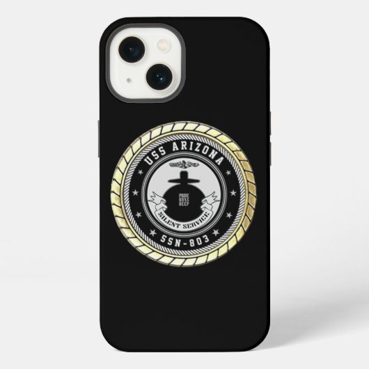 Etui iPhone 13 USS Arizona (SSN-803) (Verso)