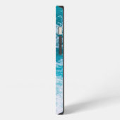 Etui iPhone 13 Vagues de l'océan bleu (Côté gauche)