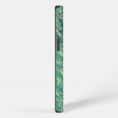 Etui iPhone 13 Vagues de vert (Côté droit)