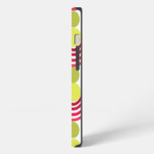 Etui iPhone 13 Vagues et cercles (Côté gauche)