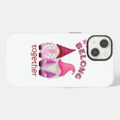 Etui iPhone 13 Valentine gnomes : nous appartenons ensemble (Verso Horizontal)