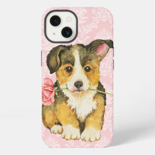 Etui iPhone 13 Valentine Rose Pembroke Welsh Corgi