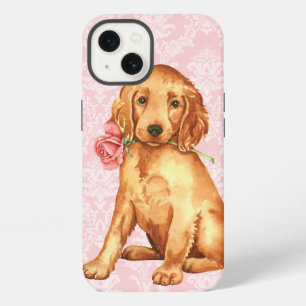 Etui iPhone 13 Valentine Rose Setter Irlandais