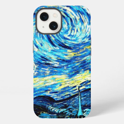 Etui iPhone 13 Van Gogh - Nuit étoilée (Verso)