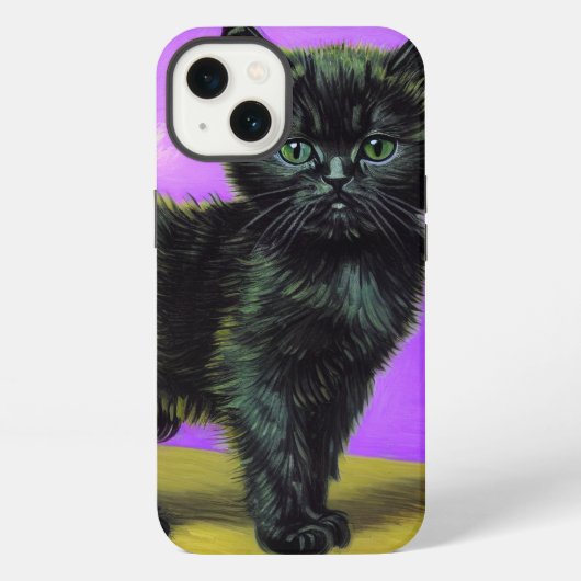 Etui iPhone 13 Van Gogh Style Cat (Verso)