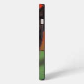 Etui iPhone 13 Van Gogh Style Chat noir (Côté gauche)
