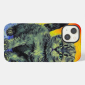 Etui iPhone 13 Van Gogh Style Chat Sunset Beach (Verso Horizontal)