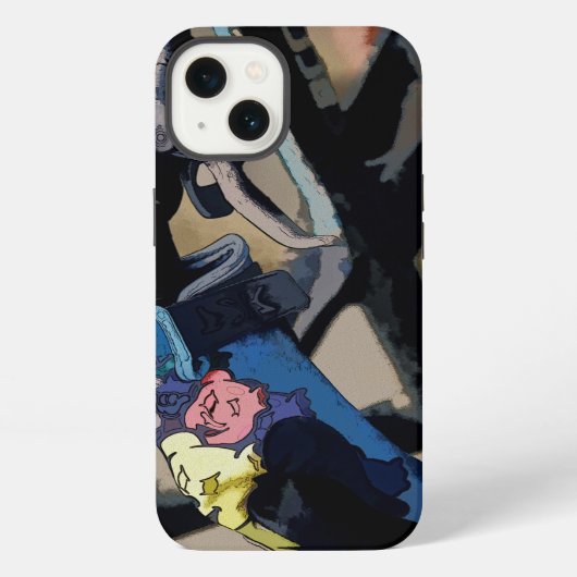 Etui iPhone 13 Véhicule - Gant VTT (Verso)
