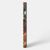 Etui iPhone 13 vélos sur texture (Côté gauche)