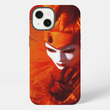 Venise, Italie (IT) - Costume de Carnaval Orange