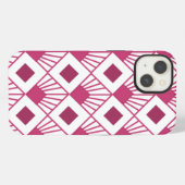 Etui iPhone 13 Ventilateurs Art déco (Verso Horizontal)
