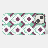 Etui iPhone 13 Ventilateurs Art déco (Verso Horizontal)