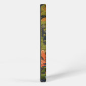 Etui iPhone 13 Vert brocade chinois (Côté droit)