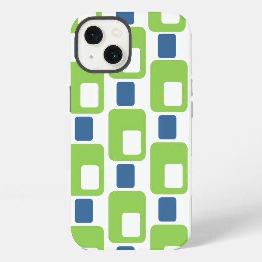 Etui iPhone 13 Vert et Bleu (Verso)