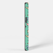 Etui iPhone 13 Vert Feuille Pastel (Côté droit)