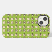 Etui iPhone 13 Vert Nut Pistachio Moderne (Verso Horizontal)