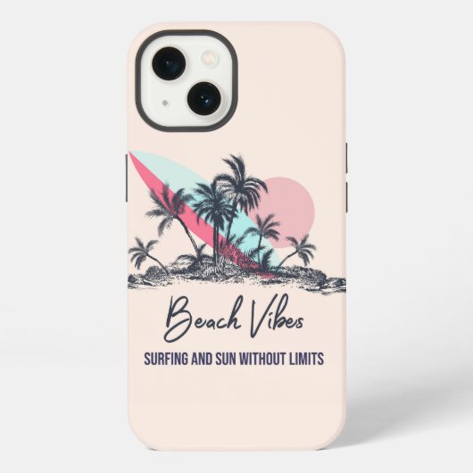 Etui iPhone 13 Vibes de plage (Verso)