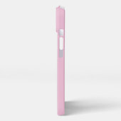 Etui iPhone 13 Vibes d'été Pastel Rose & Blanc Seulement Typograp (Côté gauche)