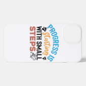 Etui iPhone 13 Vibes positives | Devis motivationnel (Verso Horizontal)