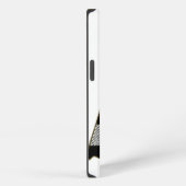Etui iPhone 13 Vichy J (Côté droit)