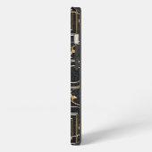 Etui iPhone 13 Vieux Monogramme Or (Côté gauche)