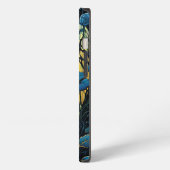 Etui iPhone 13 Vignes de Rose Bleue 2 (Côté gauche)
