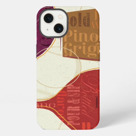 Etui iPhone 13 Vin coloré (Verso)