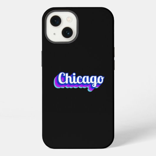 Etui iPhone 13 Vintage Chicago (Verso)
