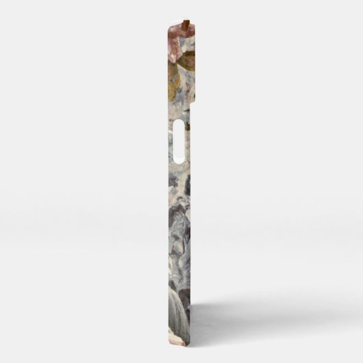 Etui iPhone 13 Vintage floral (Côté droit)