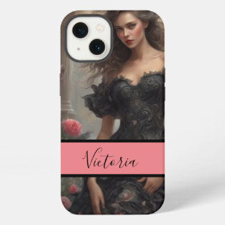 Etui iPhone 13 Vintage petite robe noire Fashion Forward Élégant