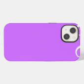 Etui iPhone 13 Violet moderne blanc (Verso Horizontal)