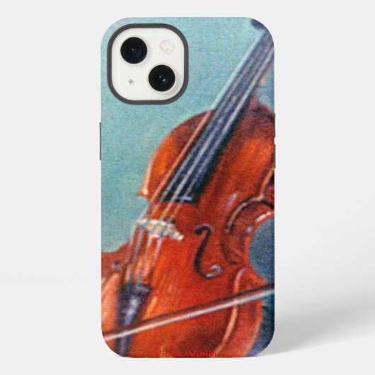 Etui iPhone 13 Violin/Violon (Verso)