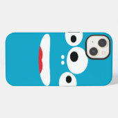 Etui iPhone 13 Visage drôle de monstre (Verso Horizontal)